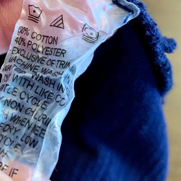 2/$10 - Navy Blue Embroidered Short Sleeve Top - Picture 8 of 8